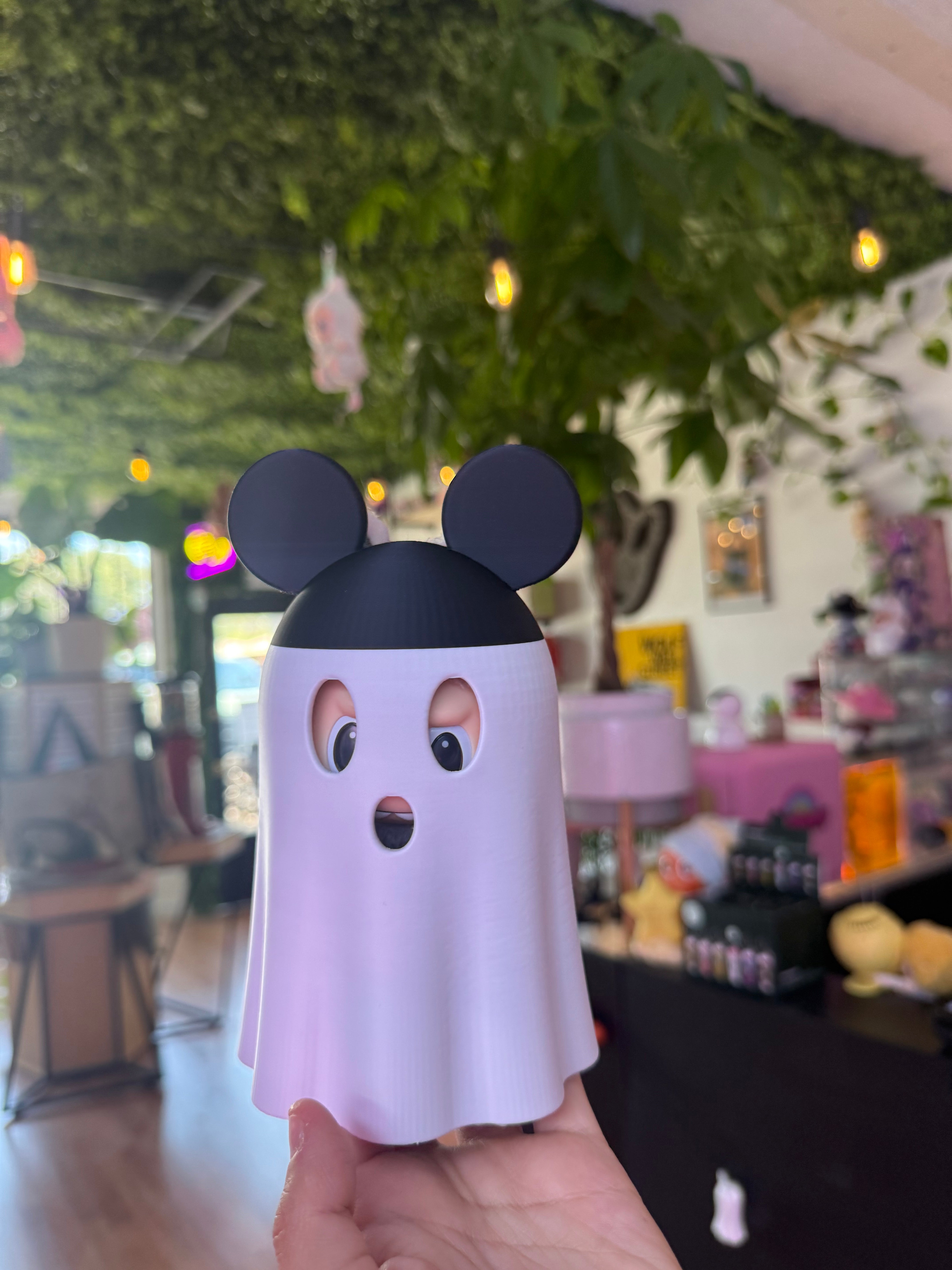 Ghost Accesories (different styles) Ghost white with black ears