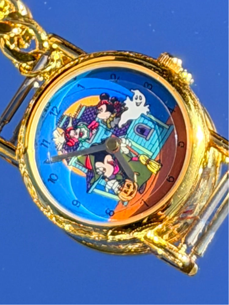 Halloween necklace watch