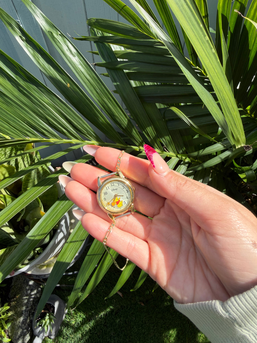 Pooh necklace watch