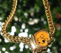 Pooh watch necklace