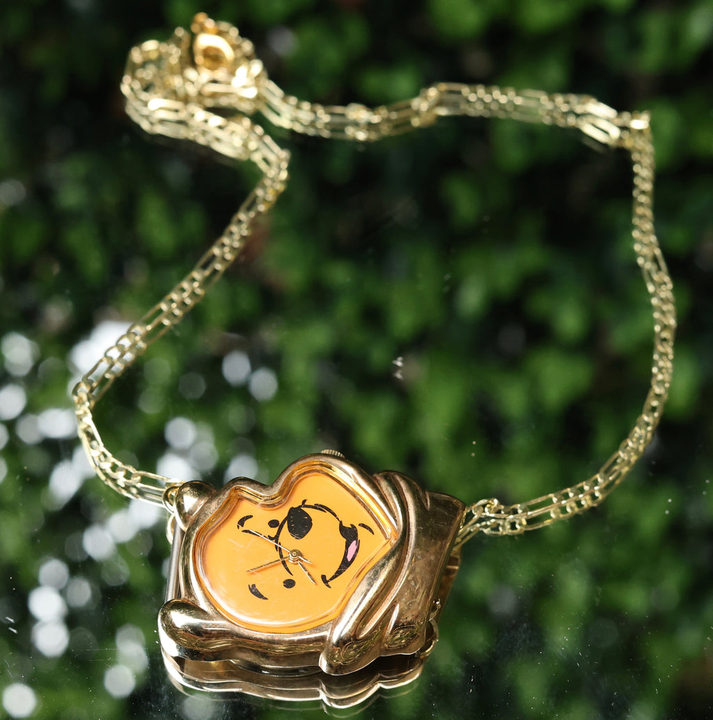 Pooh Vintage Necklace Watch