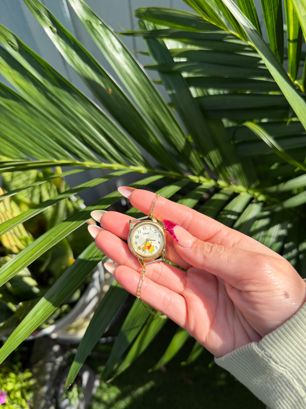 Pooh necklace watch