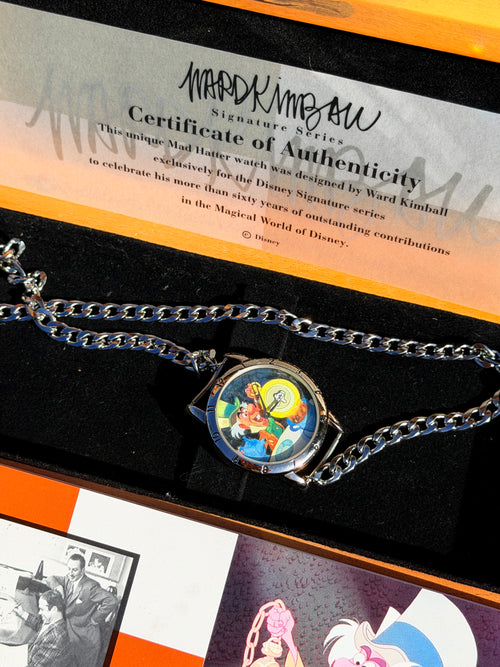 Authentic limited edition Signature Series Mad Hatter watch necklace