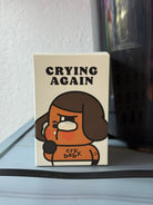 Crying again figures blind