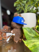 Blue hat L. A