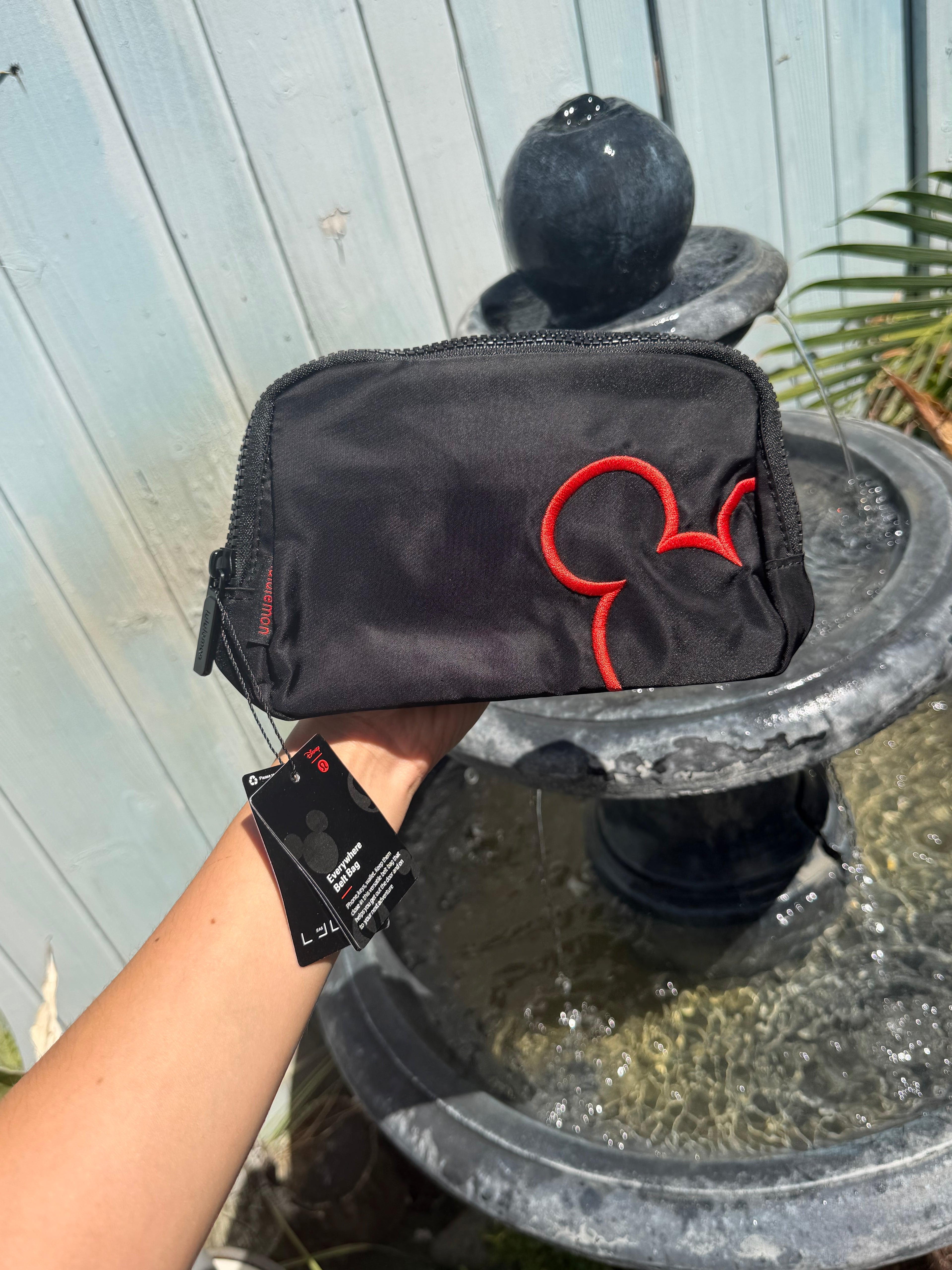 Mickey black belt bag Lulu Disney