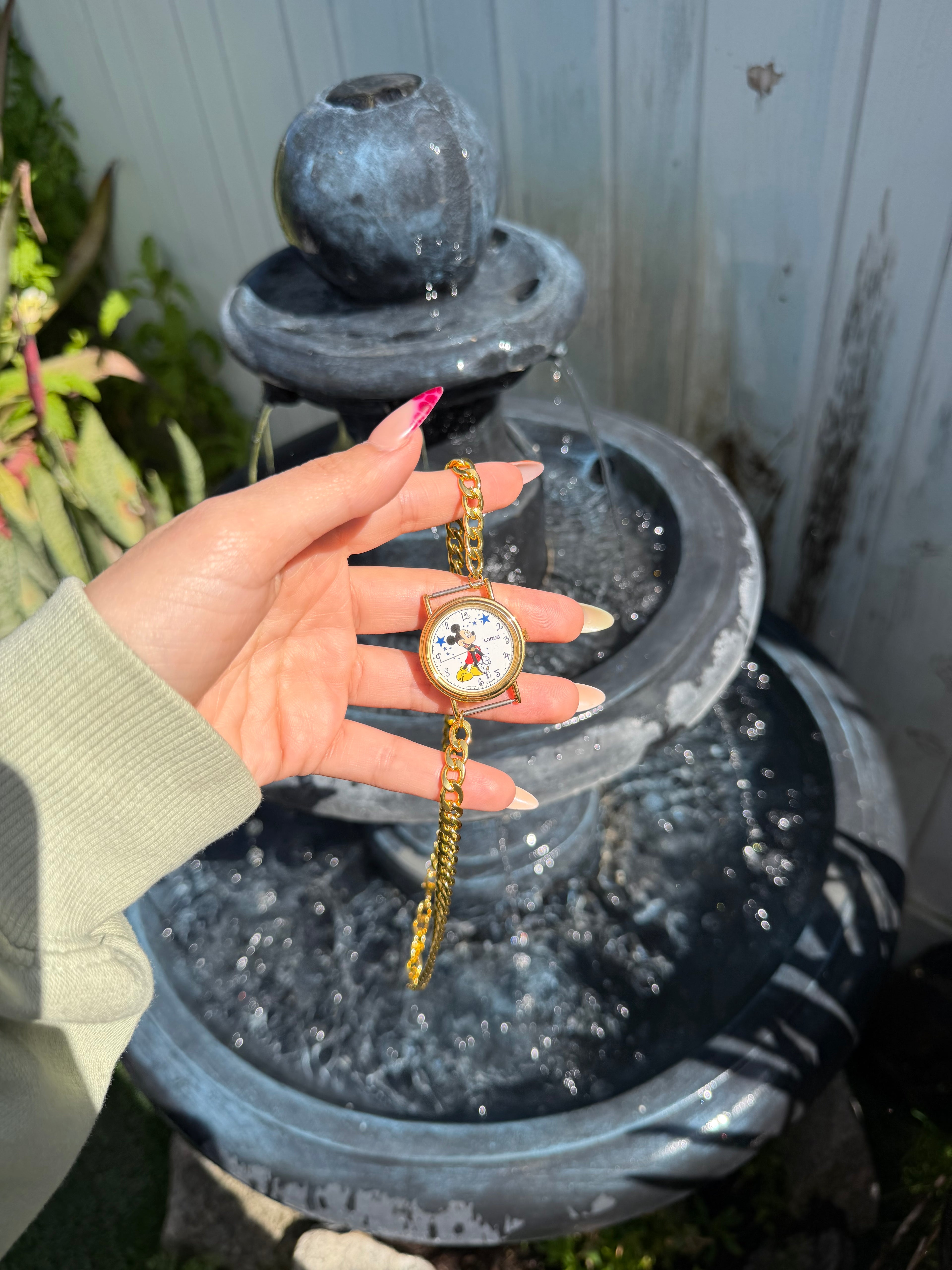 Necklace vintage watch