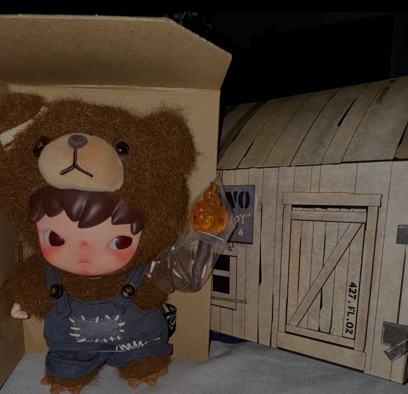 Hirono bear living wild fight plush