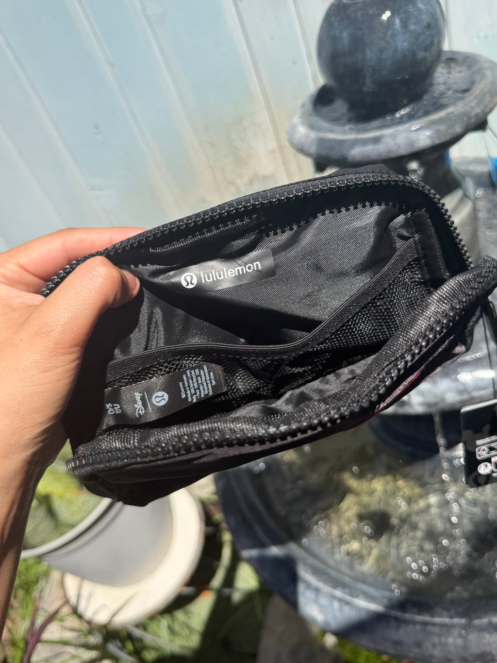 Mickey black belt bag Lulu Disney