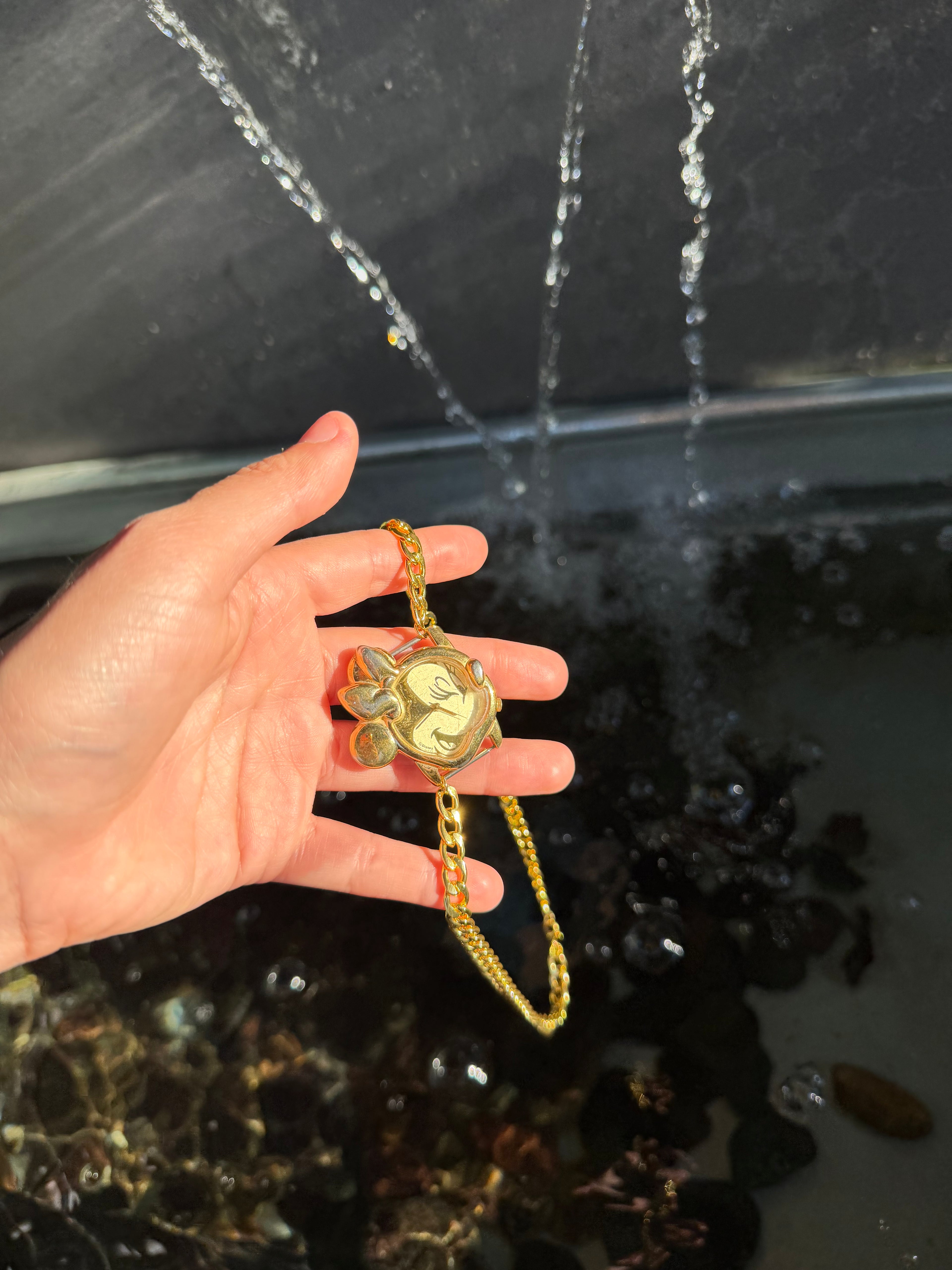 Vintage necklace watch