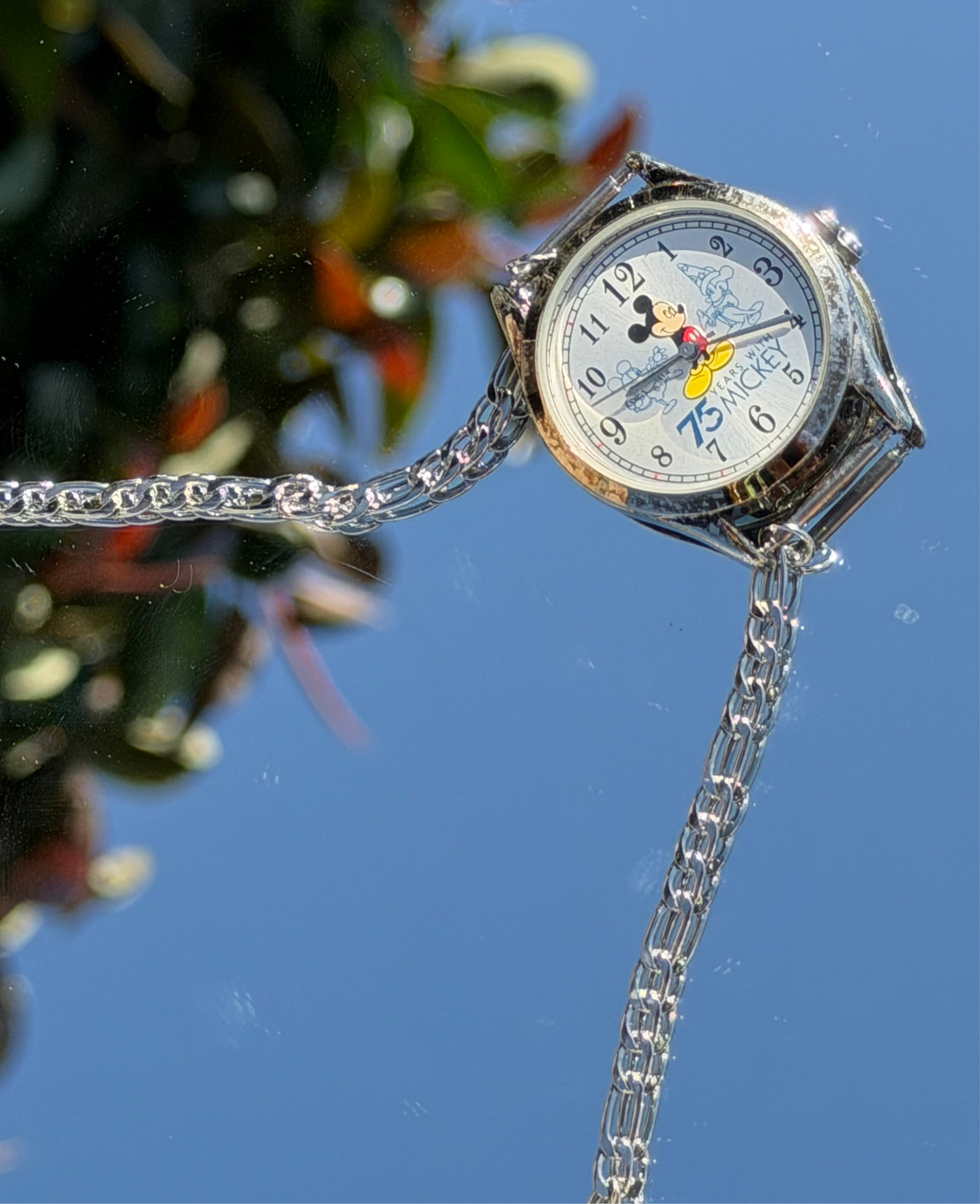 75th anniversary necklace watch