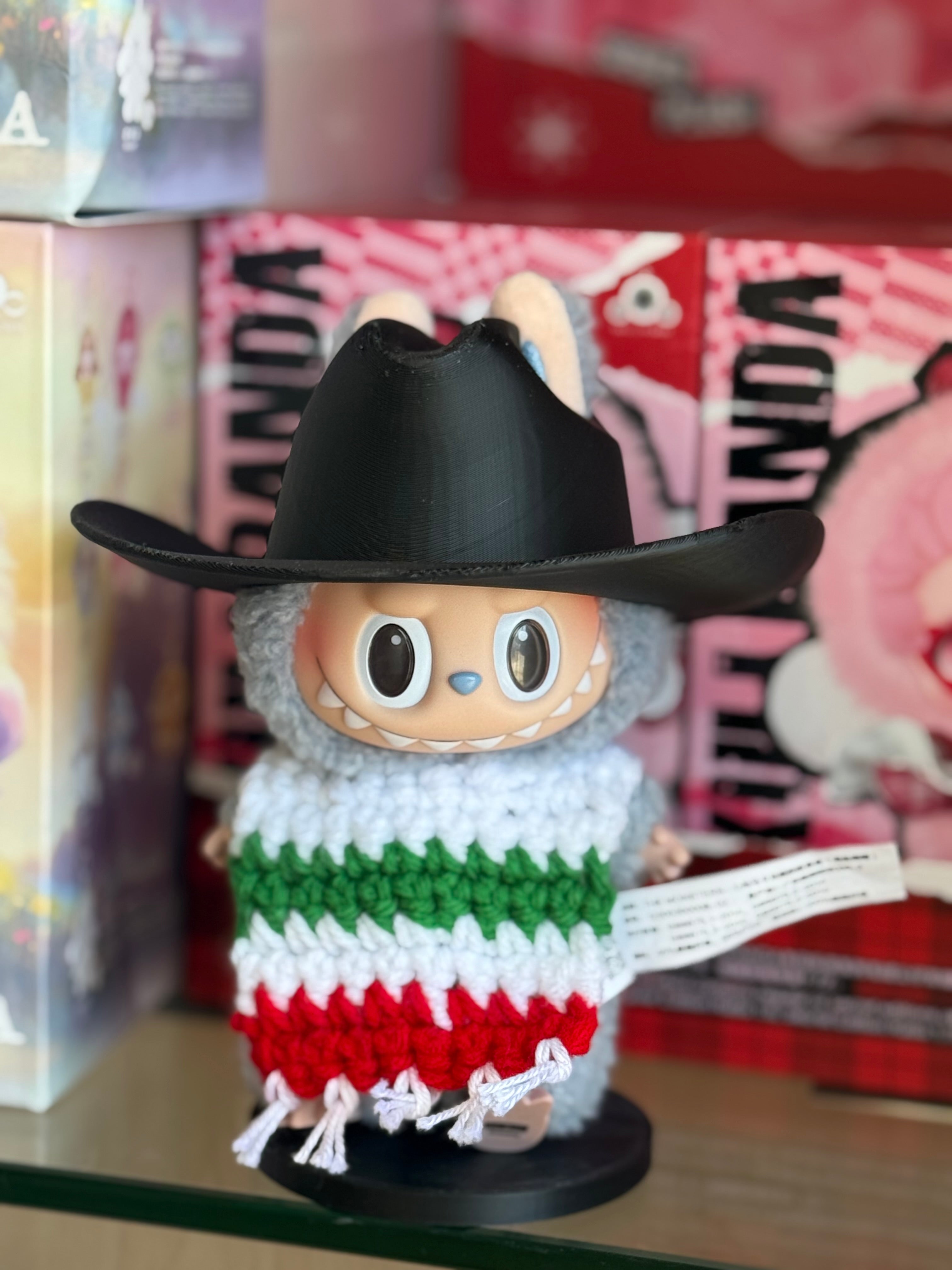 Red white green pancho
