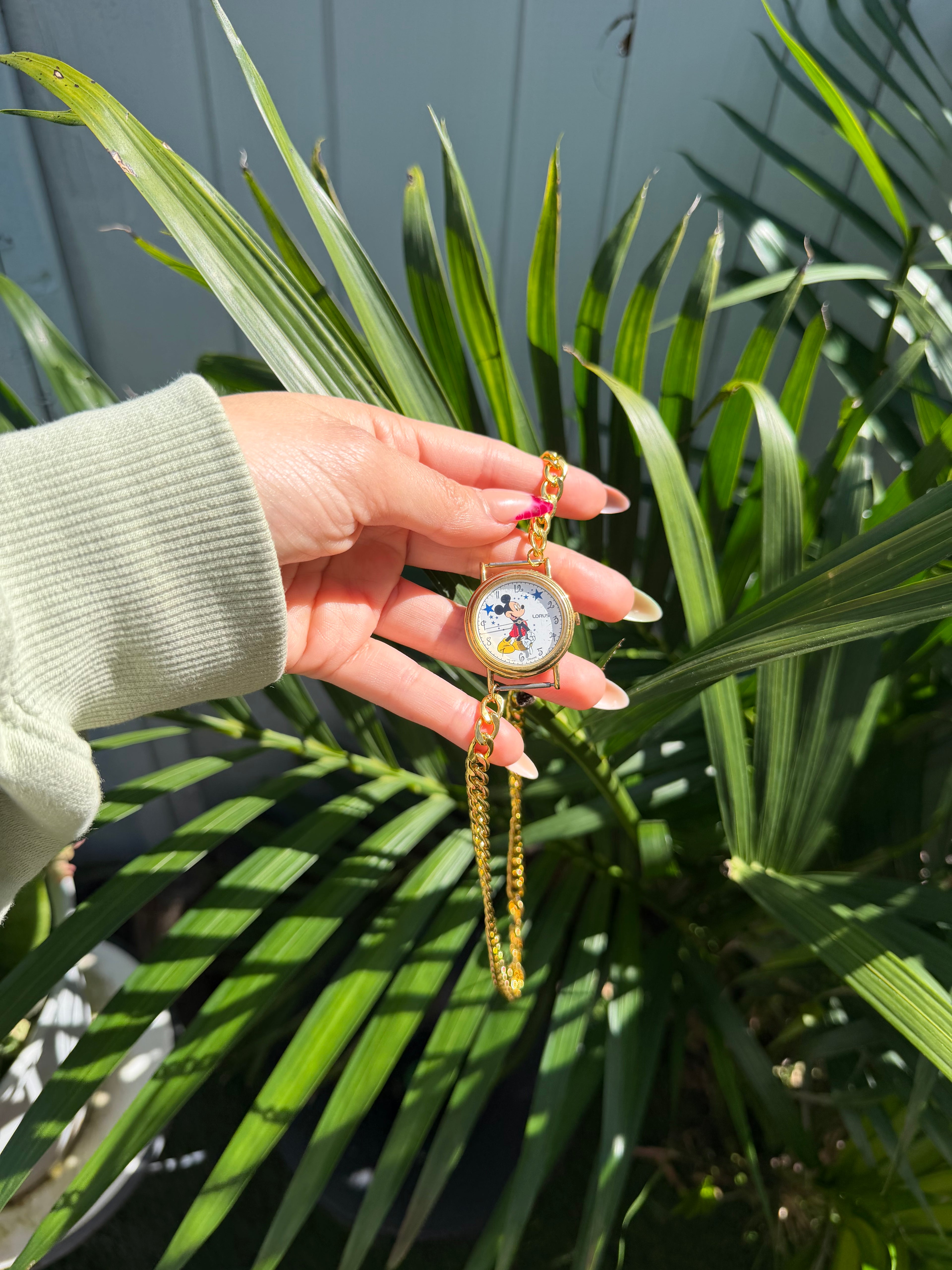 Necklace vintage watch