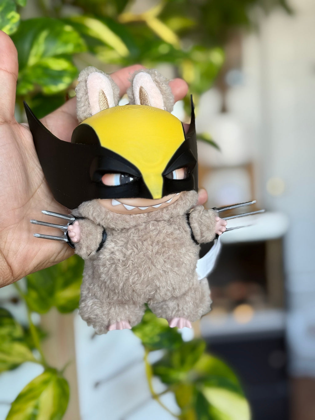 Yellow mask and claws