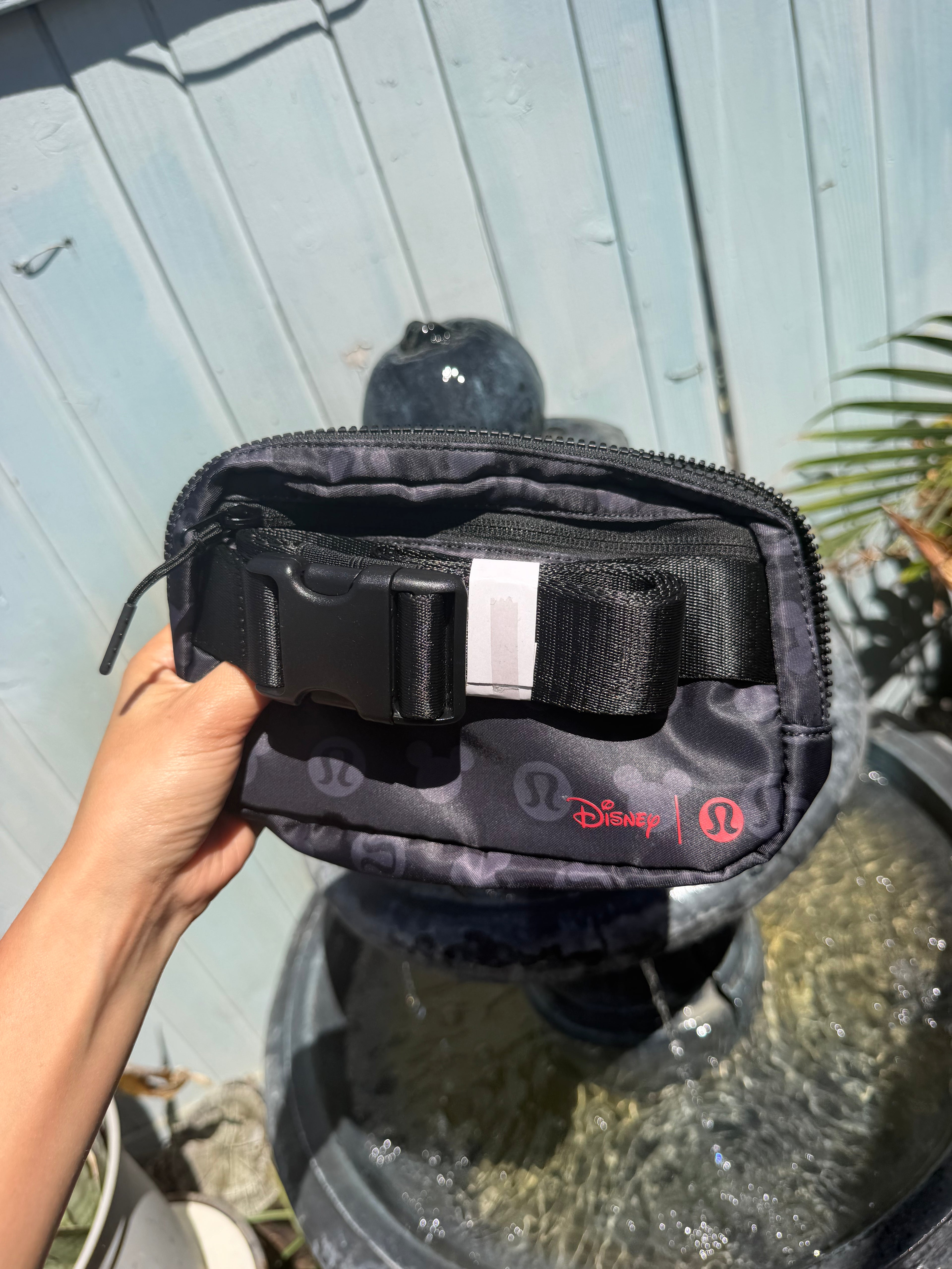 All black belt bag Mickey Lulu