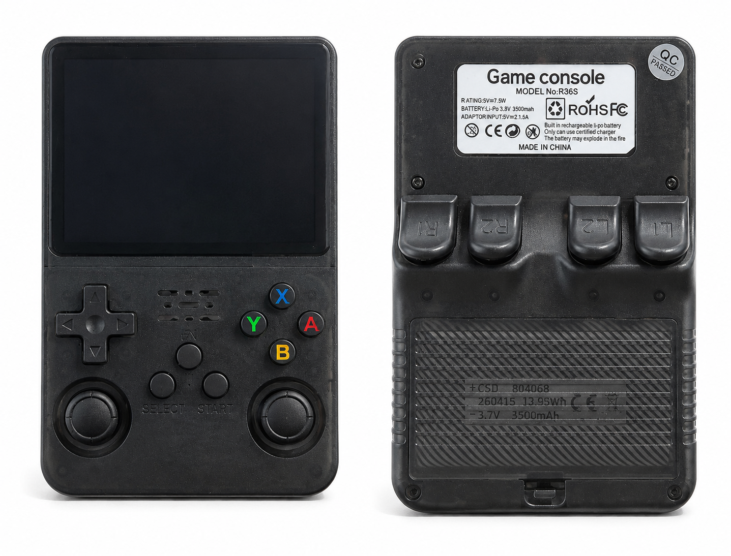 Gameboy console black