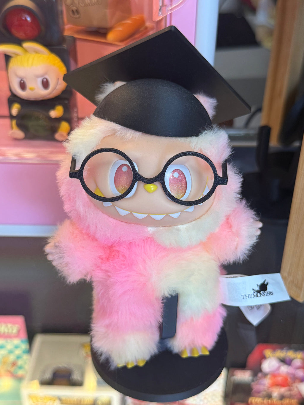 Grad outfit (hat glasses diploma)